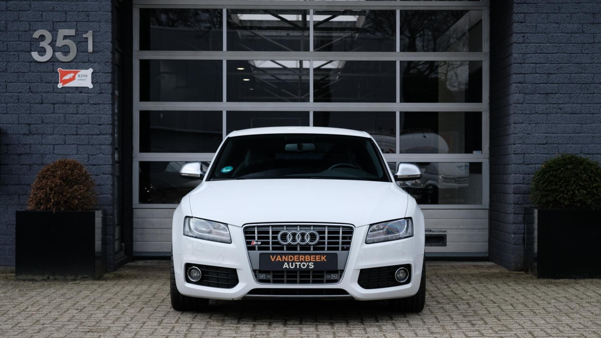 Audi S5 Coupé 4.2 FSI quattro 354PK 20inch RS5 Rotor, Auto's, Gebruikt, 4 stoelen, Wit, Bedrijf