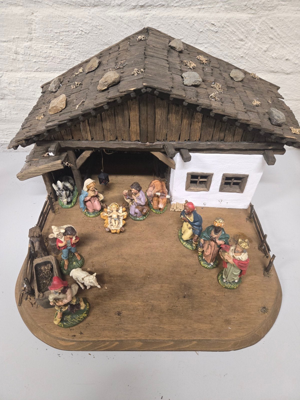 Kerststal met beelden, Ophalen, Gebruikt