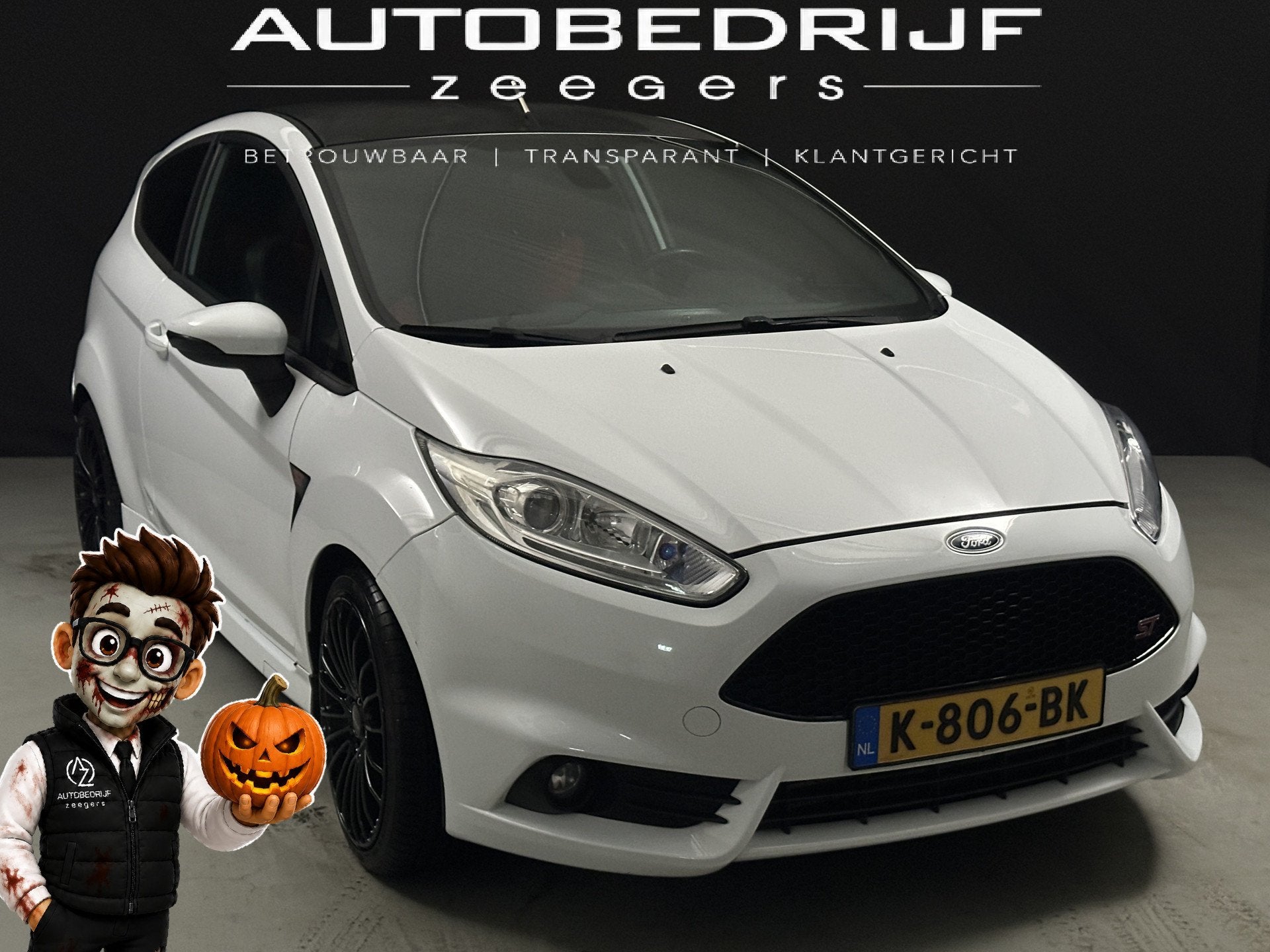 Ford Fiesta 1.6 ST2 *Navi*AC*Heatseat*Nieuwe APK* (bj 2014), Auto's, Voorwielaandrijving, 1063 kg, Gebruikt, 4 cilinders