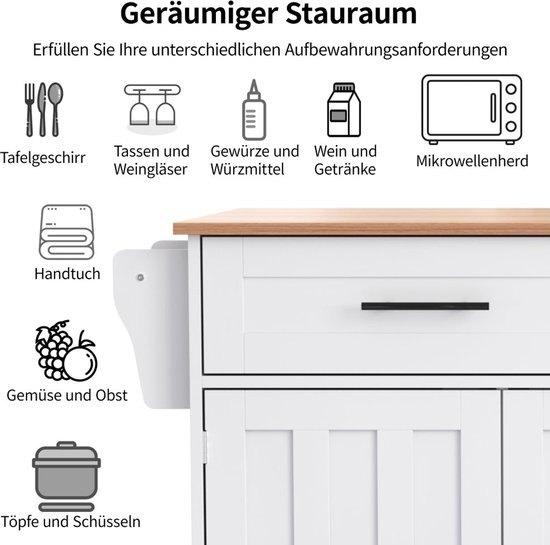 Keukenwagen – Keukentrolley – Serveerwagen – Keukeneiland, Corvance B.V., Verzenden, Nieuw, Corvancebol@gmail.com