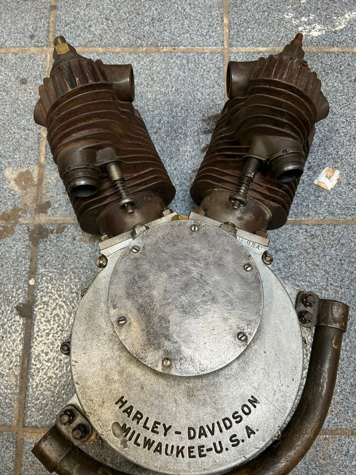 Harley davidson motorblok, Motoren, Ophalen