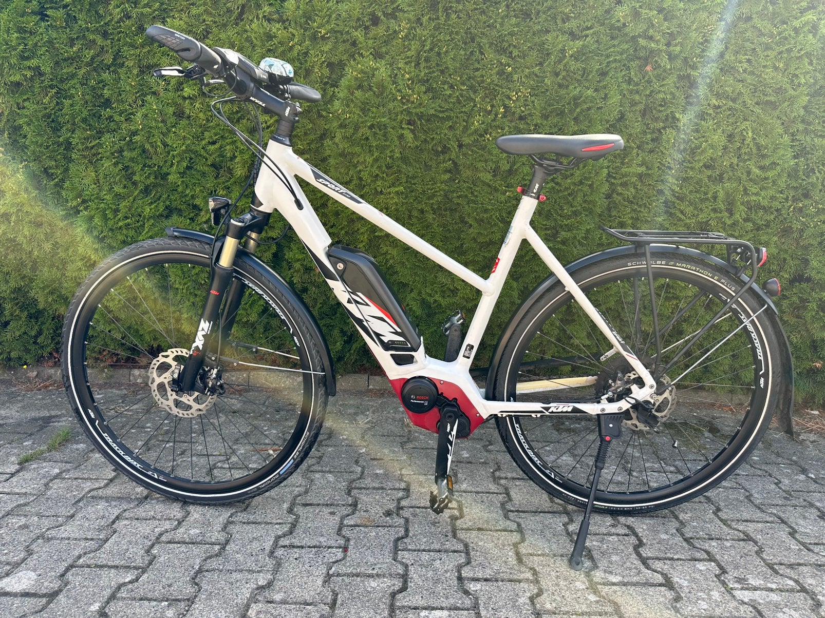 KTM E-bike met Bosch Performance Line - Trekking E-bike, Zo goed als nieuw, 51 tot 55 cm, 50 km per accu of meer, Ophalen