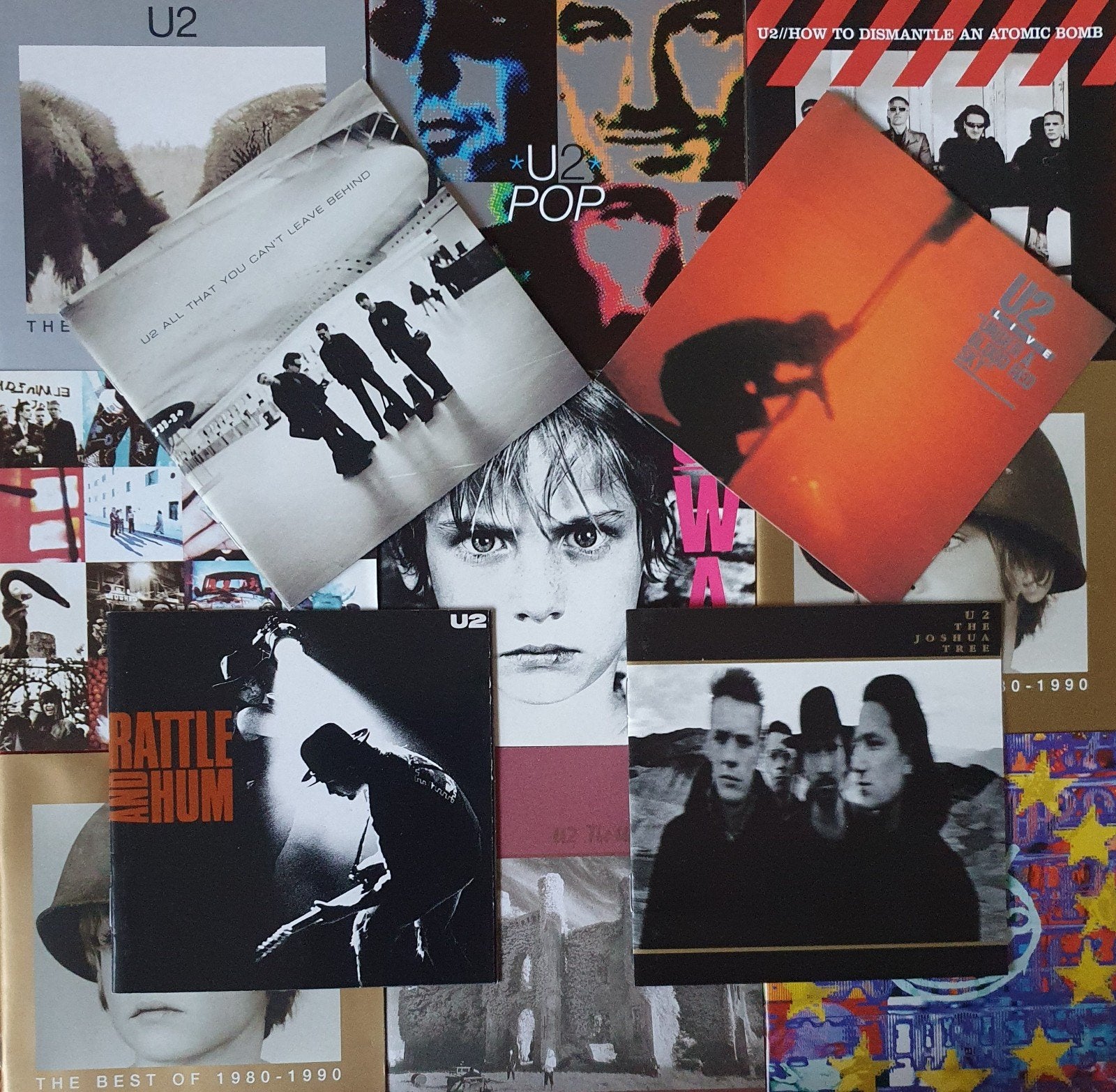 U2 cd's mogen ook per stuk, Ophalen of Verzenden, Pop