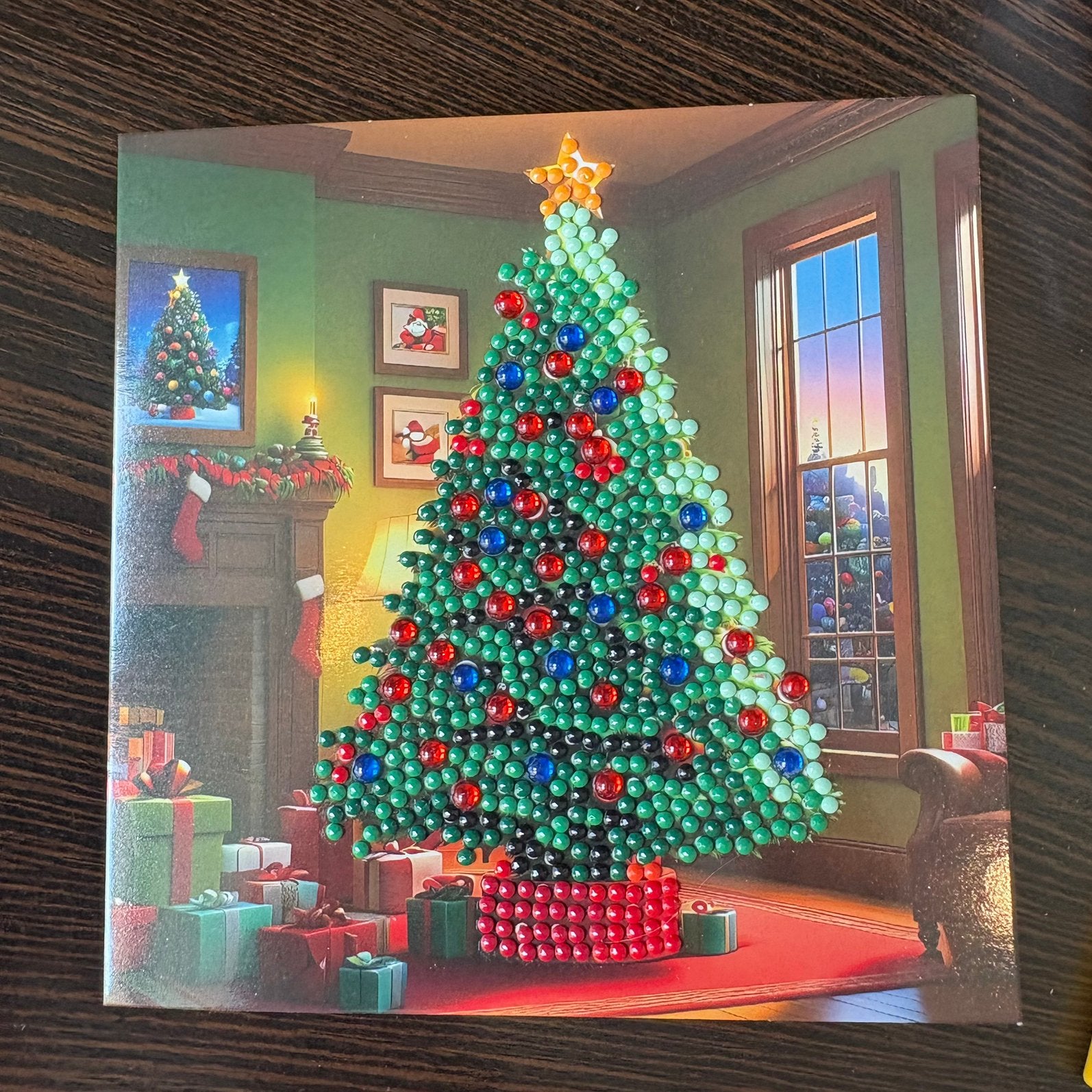 Diamond painting kerstkaart 13, Ophalen of Verzenden, Nieuw, Kerst