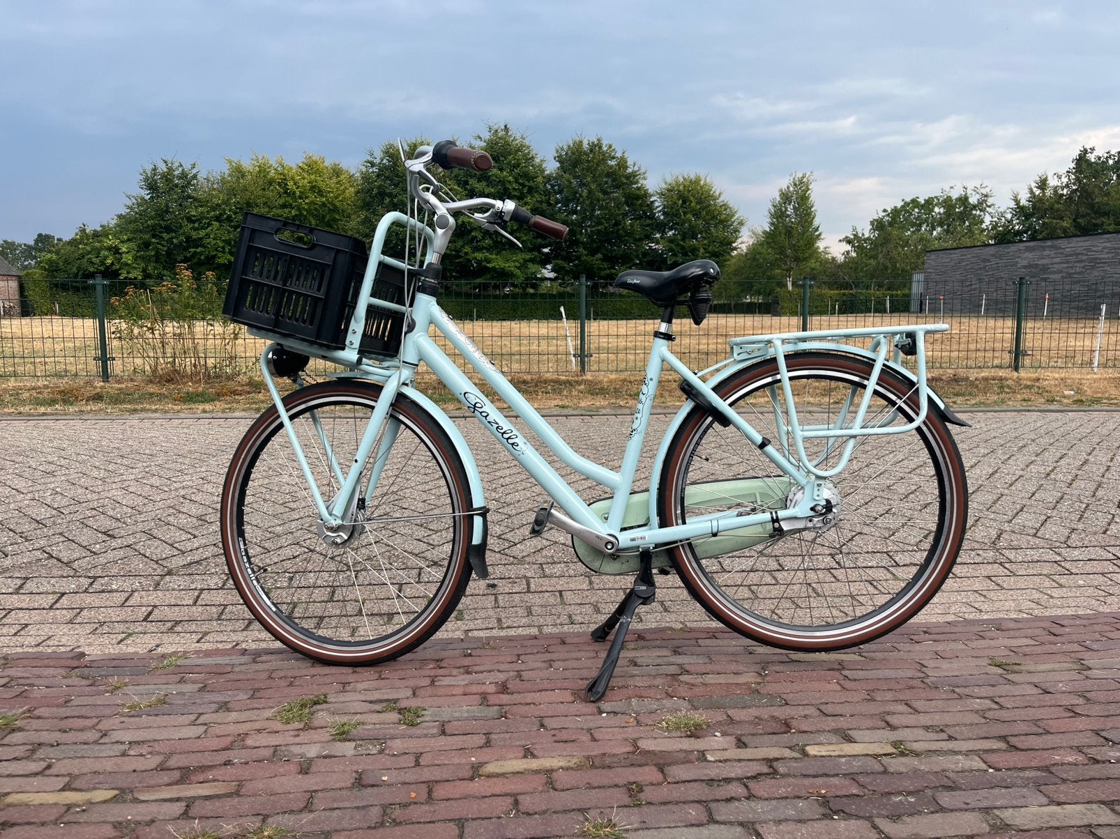 Nette Gazelle Miss Grace, Fietsen en Brommers, Fietsen | Dames | Moederfietsen, Ophalen, Mandje, 0 zitjes, Gazelle