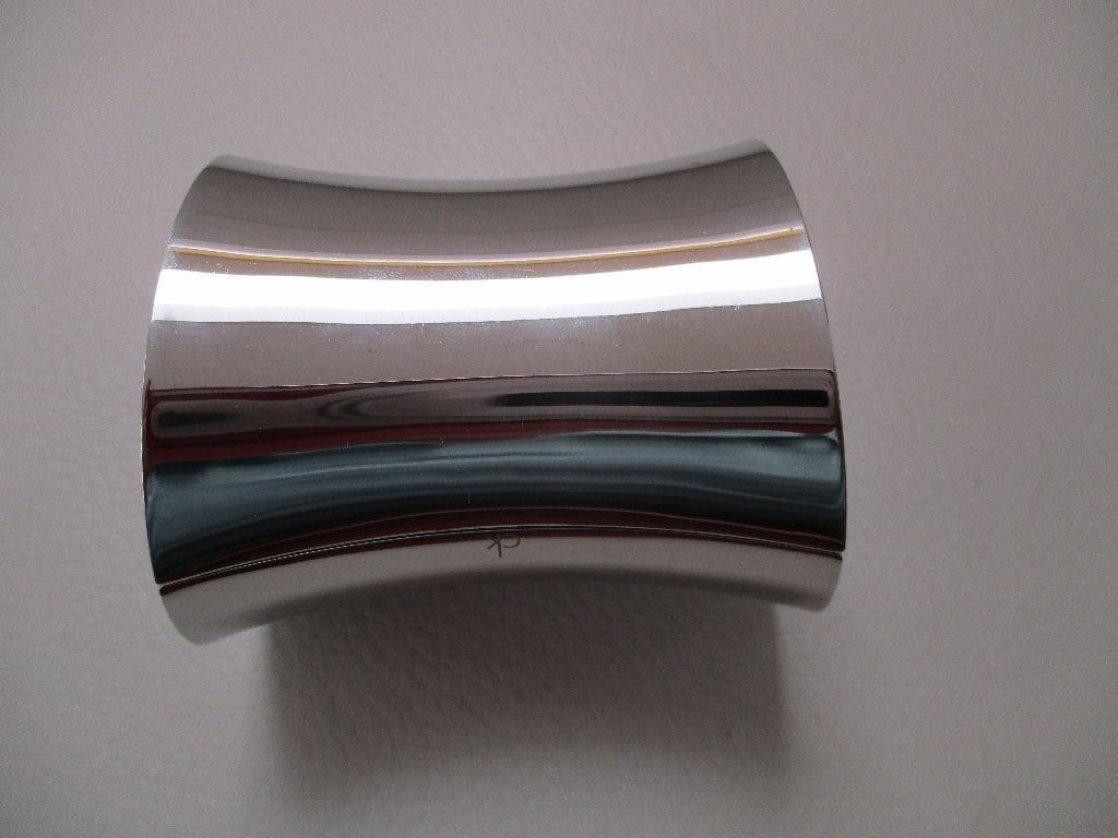 CK calvin klein - armband - design, Ophalen of Verzenden, Zo goed als nieuw, Zilver, Overige materialen