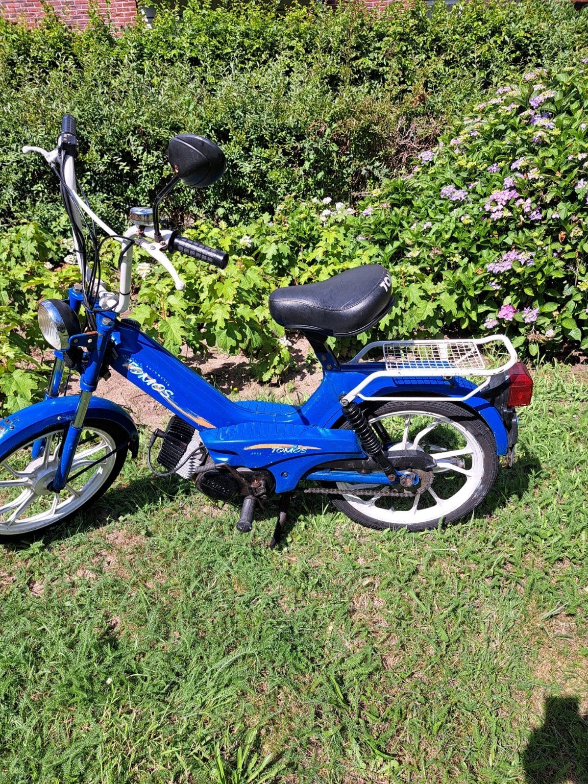 Tomos a35 blauw kenteken, Fietsen en Brommers, Ophalen, Zo goed als nieuw, Standard