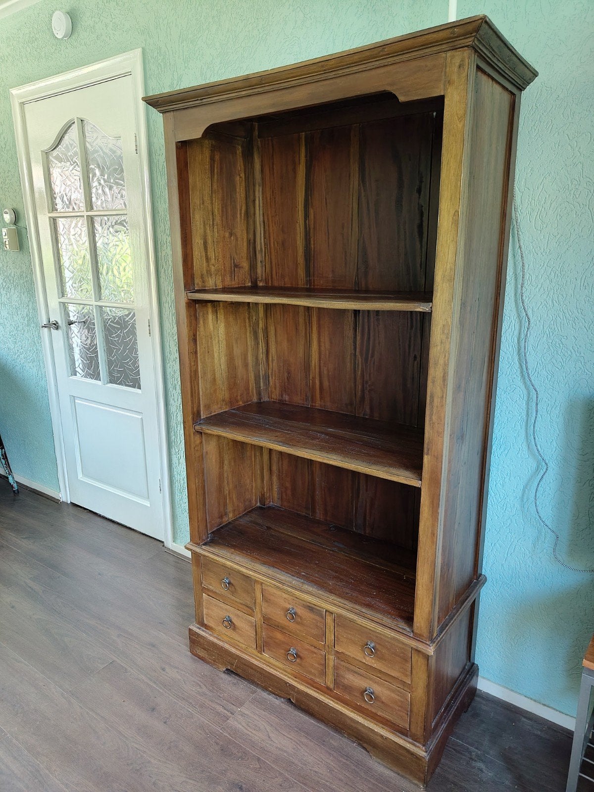 Oude open kast met lades, Ophalen, Met plank(en), Gebruikt, 150 tot 200 cm