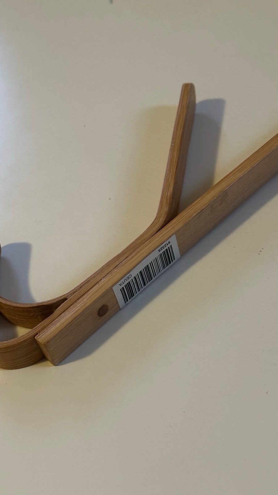 Bamboe deurkapstok - Handig en ruimtebesparend, Gebruikt, Minder dan 100 cm, Hout, Ophalen
