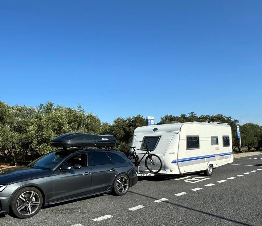 Netjes onderhouden Hobby caravan Excellent Easy 540 UK, Rondzit, Schokbreker, Particulier, 6 tot 7 meter