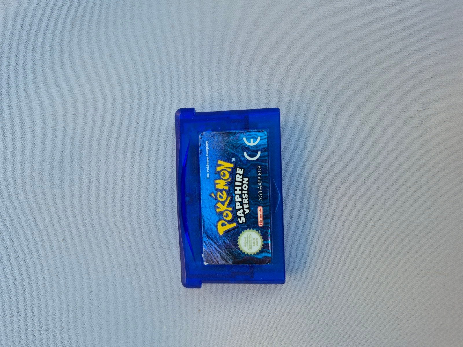 Pokémon Sapphire GBA cartridge, Gebruikt, 1 speler, Ophalen of Verzenden, Role Playing Game (Rpg)