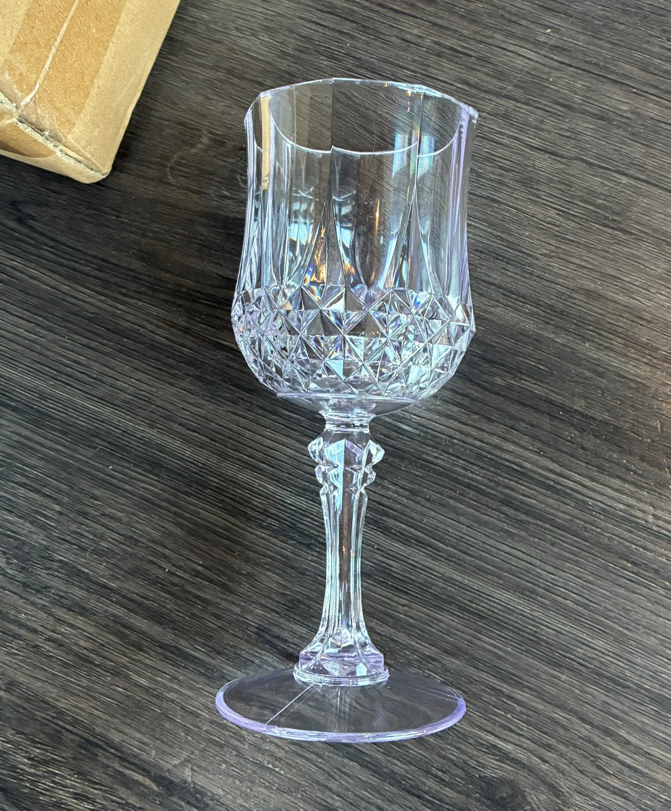 6 x stevige plastic wijnglazen, Ophalen of Verzenden, Nieuw, Overige typen