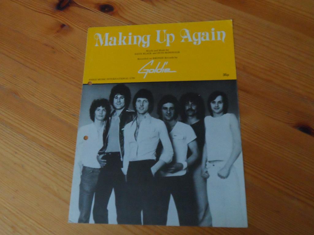 Making up again - goldie - dave black / pete mcdonald, Muziek en Instrumenten, Gebruikt, Gitaar, Ophalen of Verzenden, Artiest of Componist