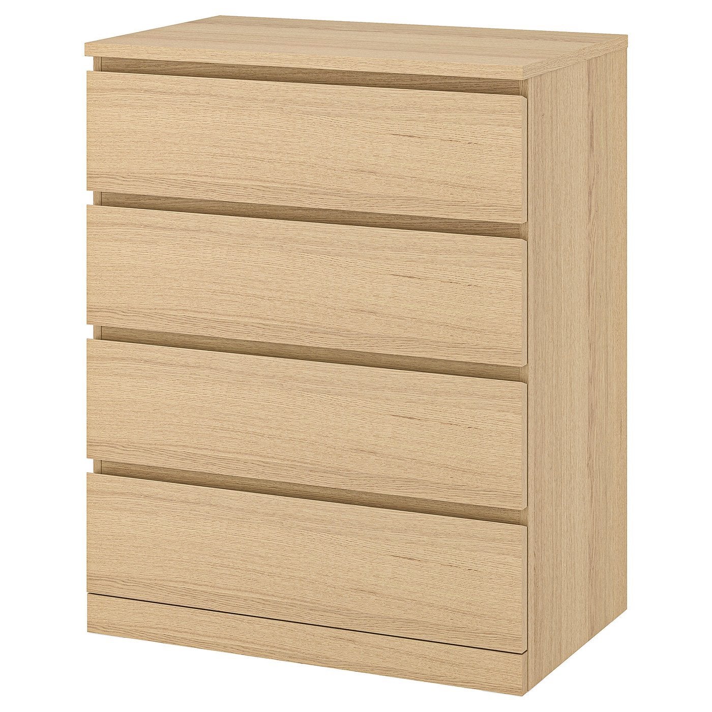 GEZOCHT 3 STUKS Ikea malm ladekast licht eiken, Huis en Inrichting, Kasten | Ladekasten, Nieuw, 3 of 4 laden, Minder dan 100 cm