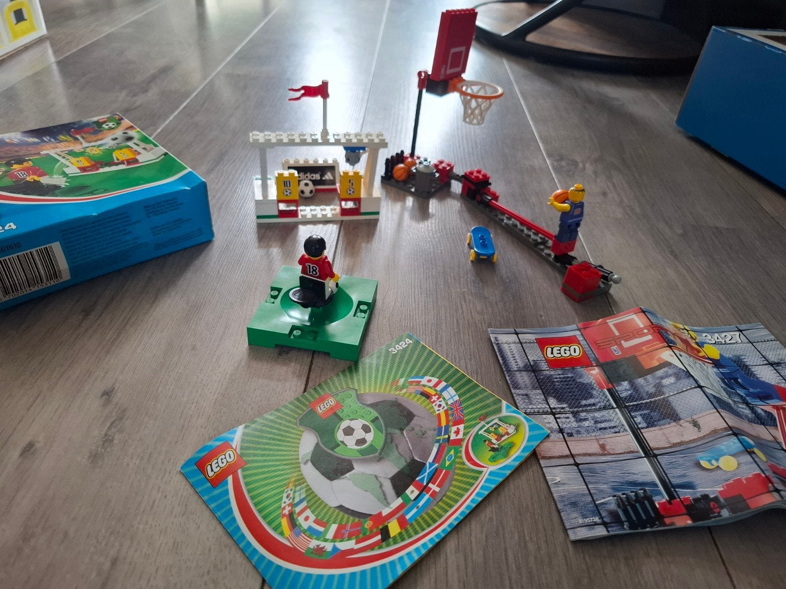LEGO Sports Voetbal en Basketbal Sets (3424 & 3427), Ophalen of Verzenden