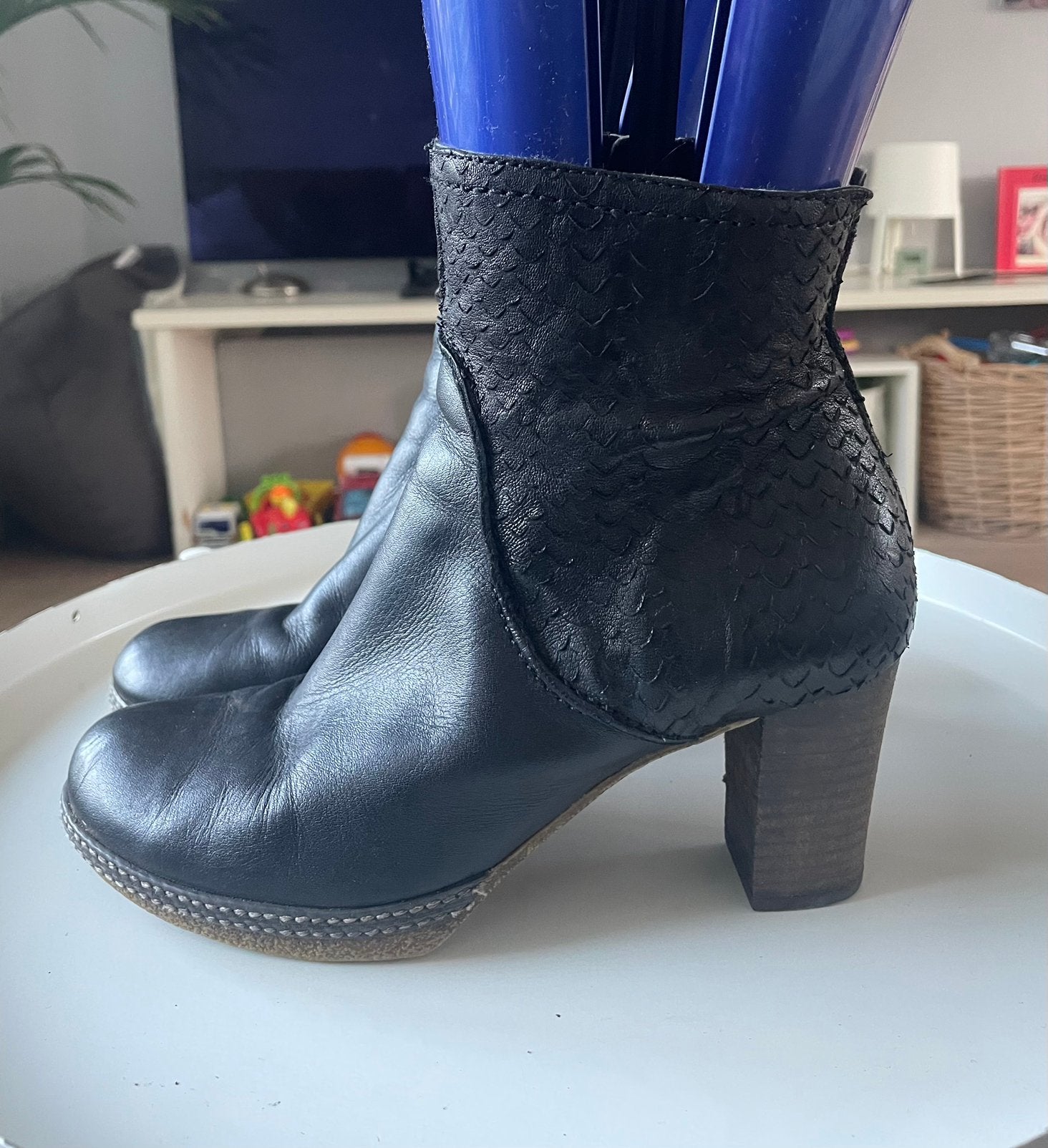 Gabor laarsjes, mt 5 (38), Kleding | Dames, Zwart, Lage of Enkellaarzen, Ophalen of Verzenden, Zo goed als nieuw