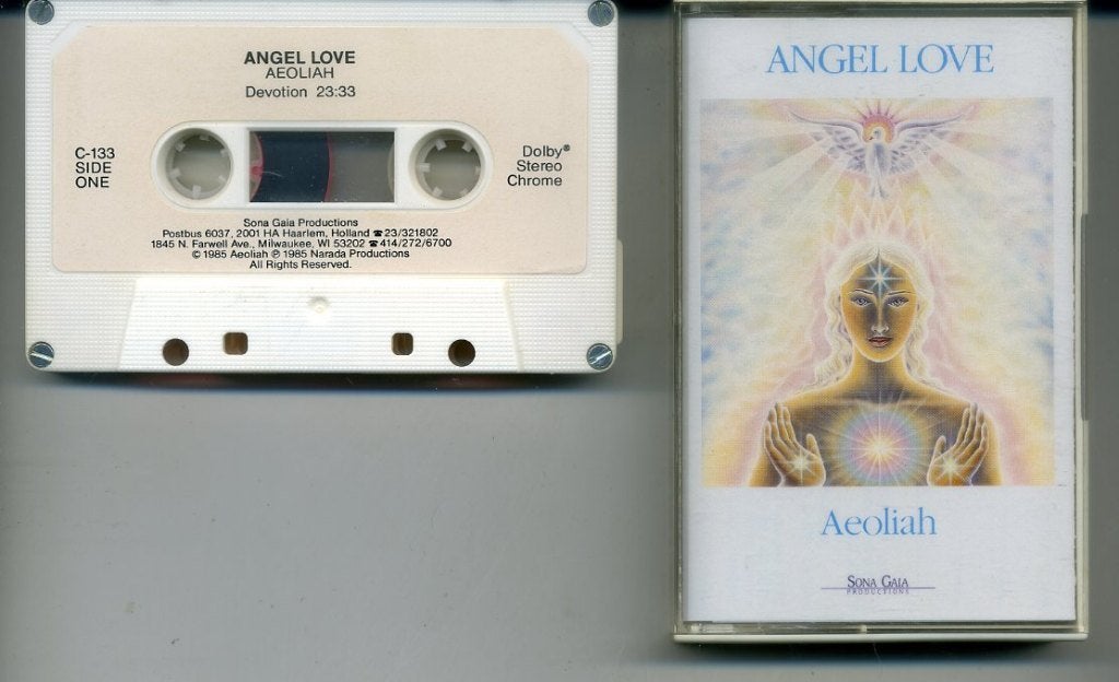 Aeoliah – Angel Love 2 nrs cassette TYPE II 1985 ZGAN, Cd's en Dvd's, Cassettebandjes, 1 bandje, Ophalen of Verzenden, Zo goed als nieuw