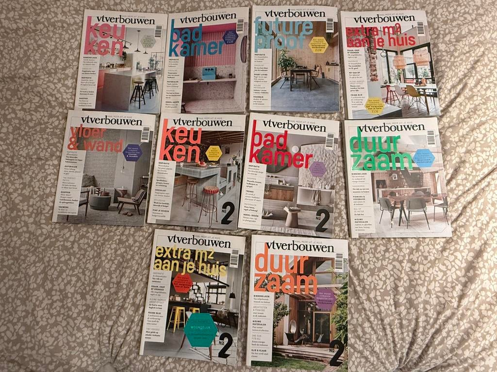 Vtwonen Vtverbouwen tijdschriften, Ophalen, Gelezen, Interieur en Design