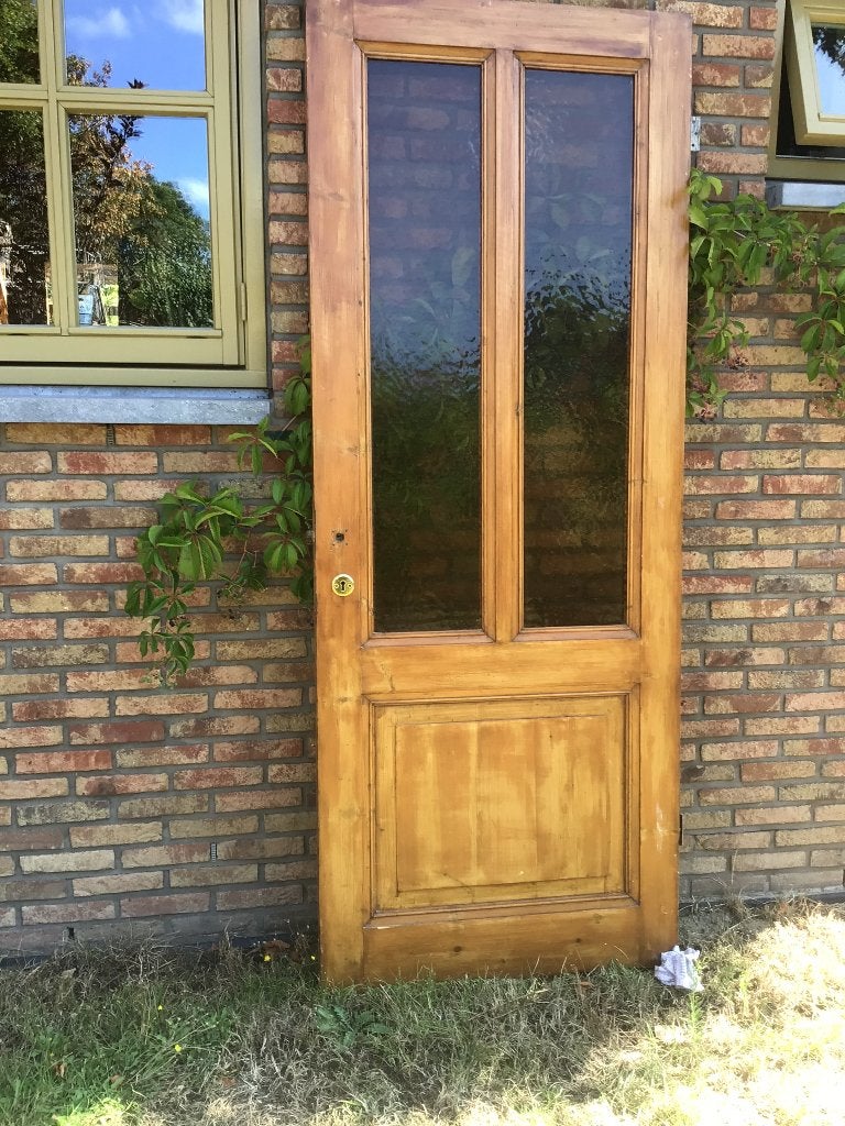 Massief houten deur, Doe-het-zelf en Verbouw, Ophalen, Gebruikt, Binnendeur, 200 tot 215 cm