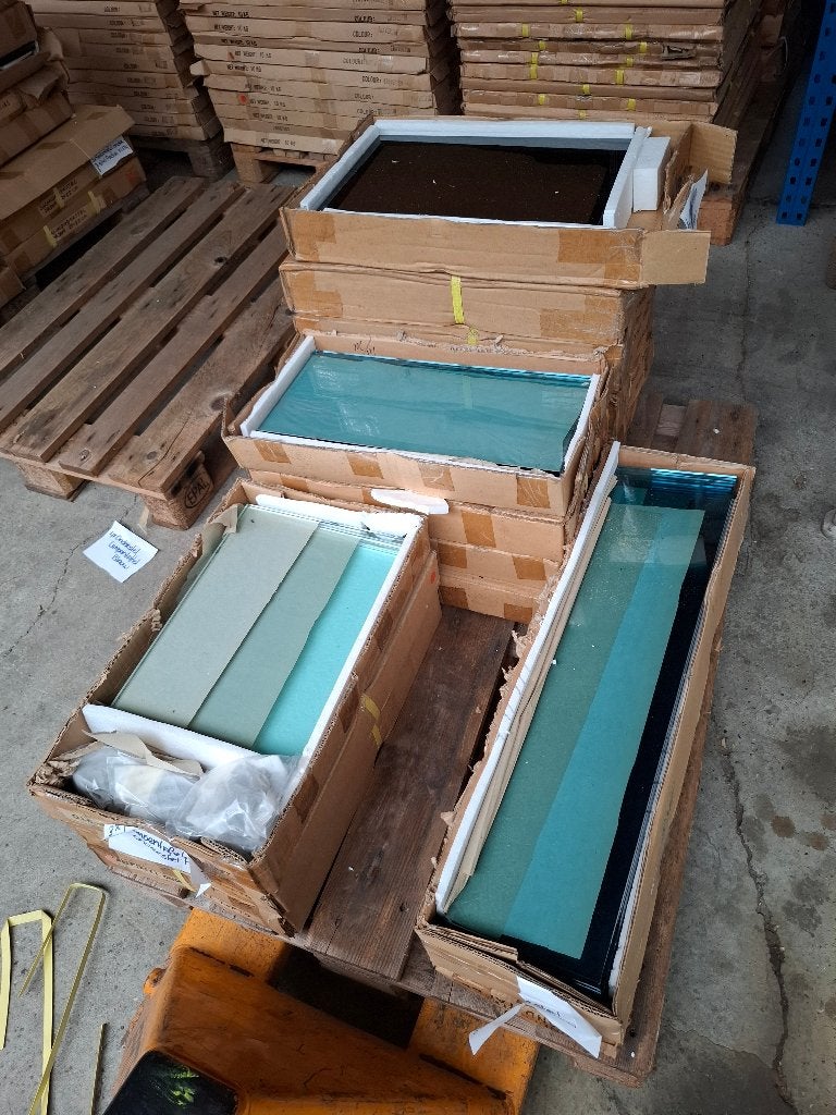 Grote partij dik glas (12mm) – Diverse maten & kleuren, Ophalen, Minder dan 80 cm, Minder dan 80 cm, Nieuw