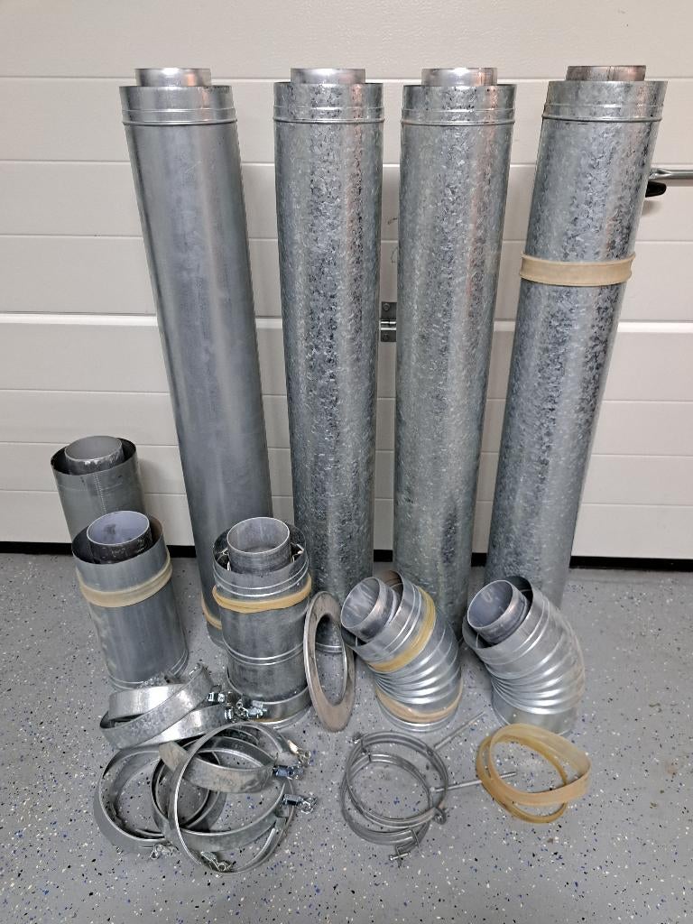 rookkanaal concentrisch maat 100/150, Ophalen, Gebruikt, Gas, Inbouw