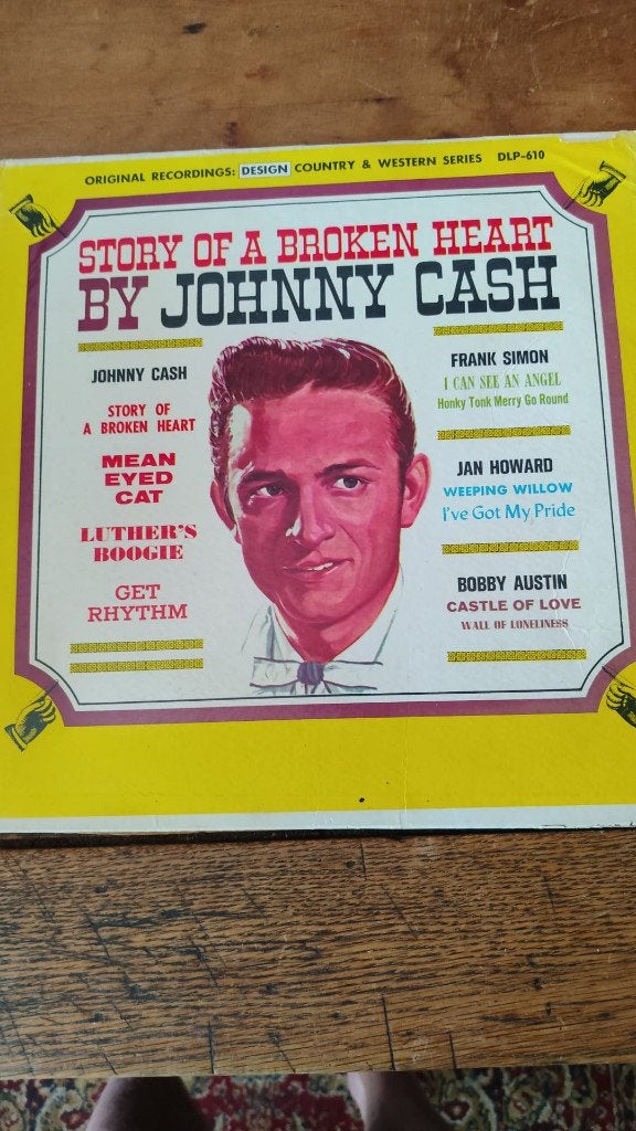 Story Of A Broken Heart By Johnny Cash. LP0173, LP, Gebruikt, Verzenden, Overige formaten