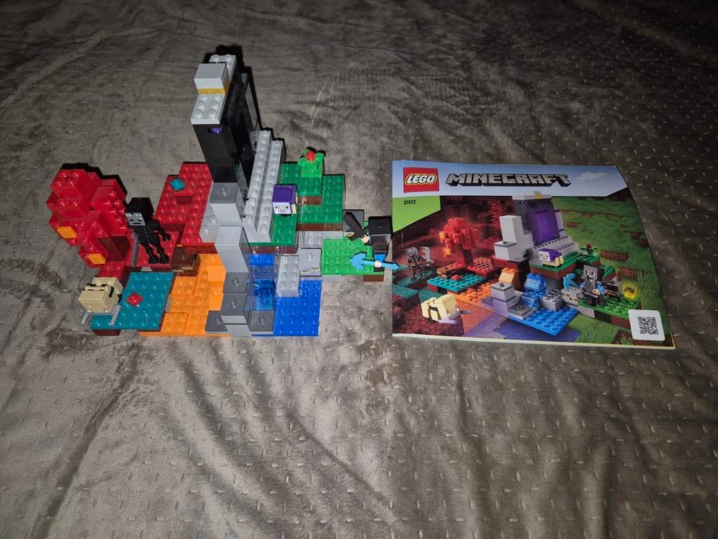 Lego minecraft set 21172, Ophalen of Verzenden, Zo goed als nieuw