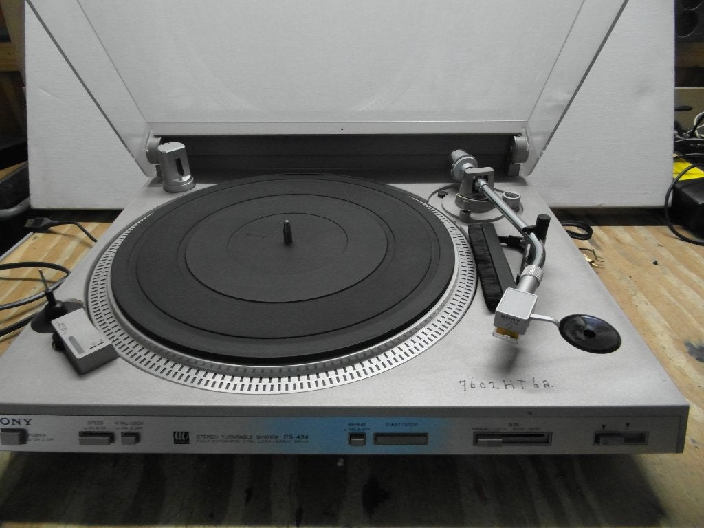 Sony PS-434 direct drive platenspeler, Ophalen, Gebruikt, Automatisch, Platenspeler
