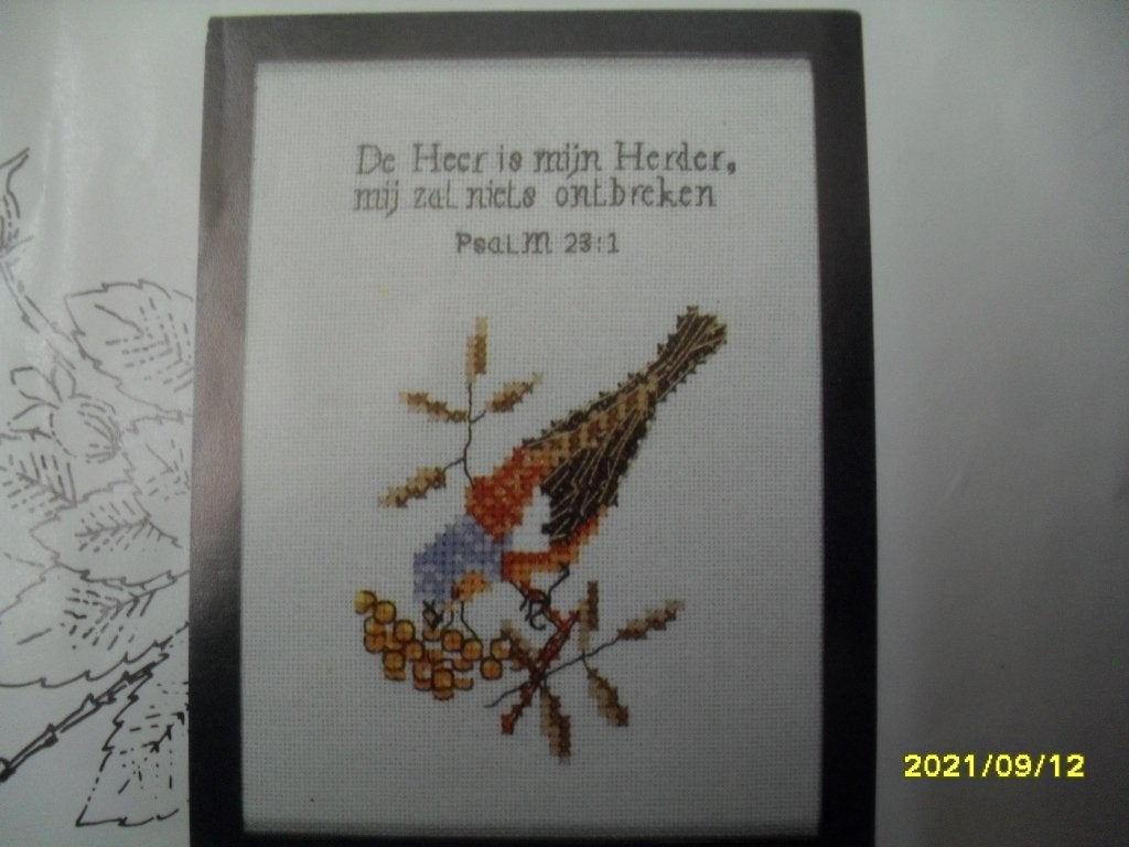 NIEUW, ORIGINEEL Patroon De Heer is mijn herder. Heb Ook DMC, Ophalen of Verzenden, Nieuw, Handborduren, Patroon