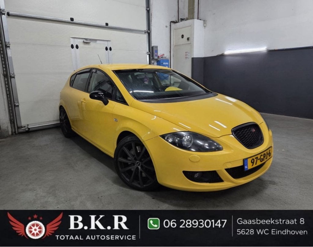 SEAT Leon 2.0 FR | Stage 2+| 300pk| kleppenuitlaat | Android, Auto's, Stof, Leon, Geel, Bedrijf