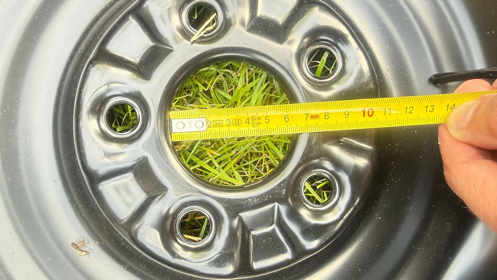 Reservewiel nissan 155/90 aD17, Ophalen