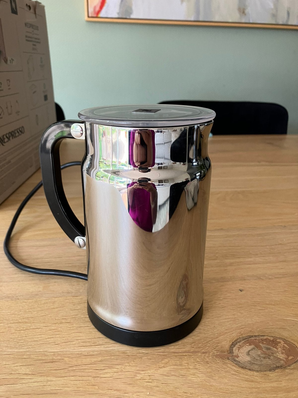Nespresso Aeroccino 3 electrische melkopschuimer, Ophalen of Verzenden, Zo goed als nieuw, Elektrische melkopschuimer