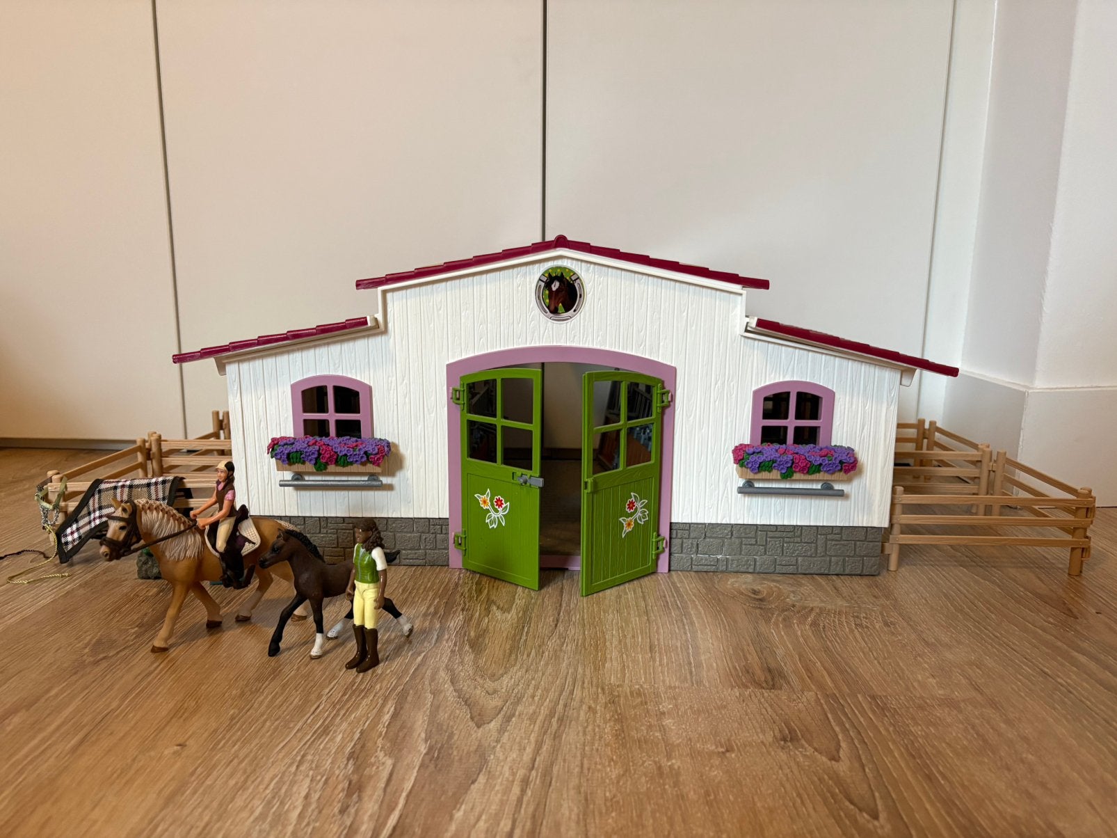 Schleich HORSE CLUB paardenmanege 42344, Verzamelen, Speelgoed, Ophalen, Zo goed als nieuw