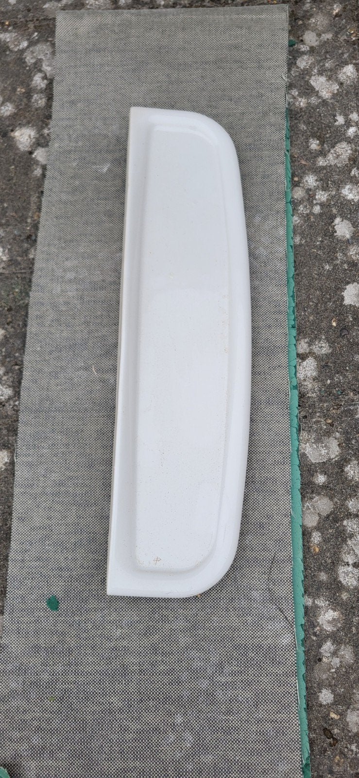Witte keramische wastafelrand, Ophalen of Verzenden, Gebruikt, Wastafel