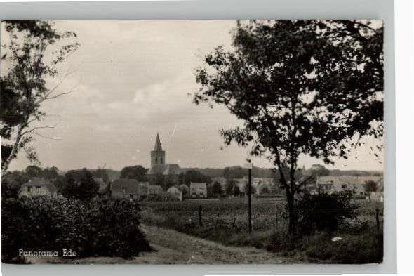Panorama Ede fotokaart Corn Hartgers st 1943 (foto1938), Verzenden, 1920 tot 1940, Gelopen, Gelderland