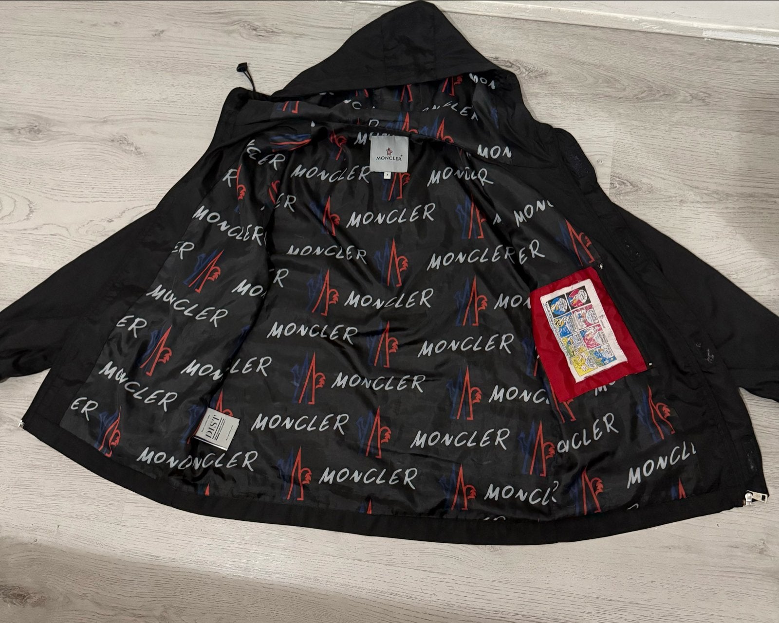 Moncler Jas Voor Heren Maat L, Ophalen of Verzenden, Gedragen, Maat 52/54 (L), Zwart