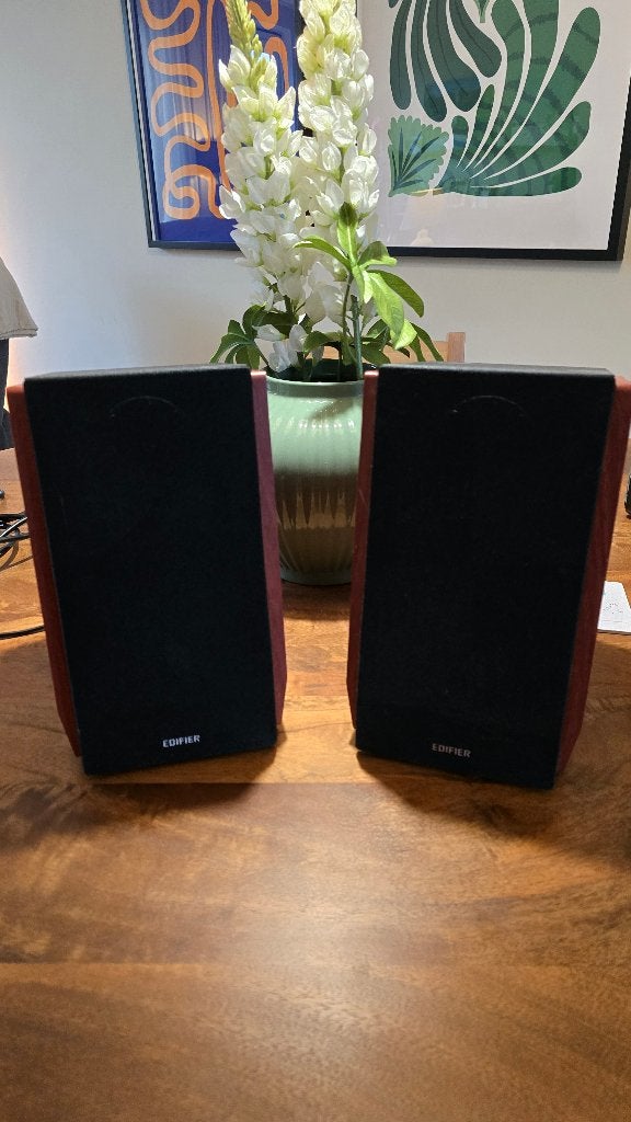 Edifier 1700bt (bruin), Zo goed als nieuw, Minder dan 60 watt, Front, Rear of Stereo speakers, Ophalen