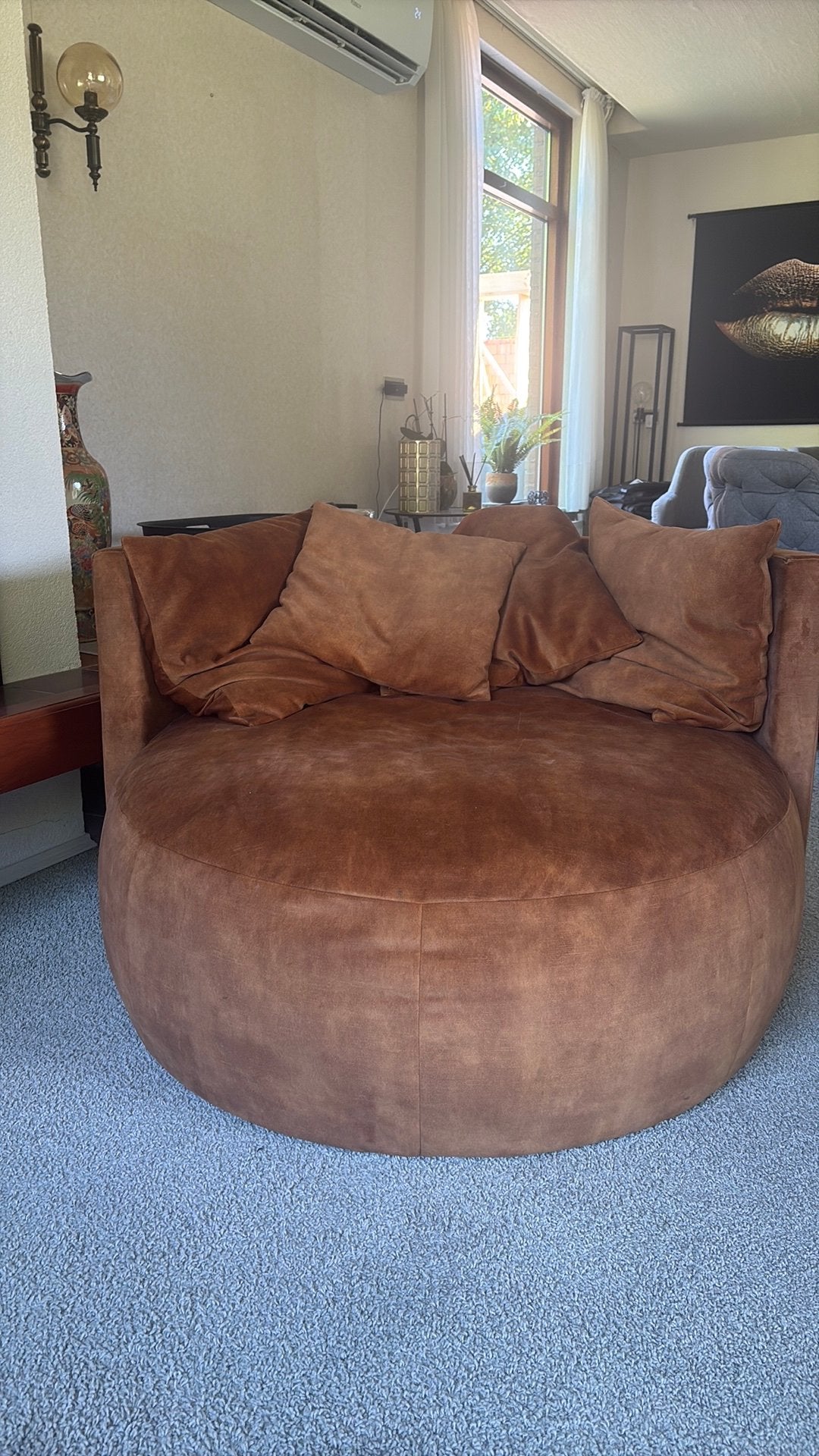 Love seat velvet, Ophalen, Gebruikt, 75 tot 100 cm, 100 tot 125 cm