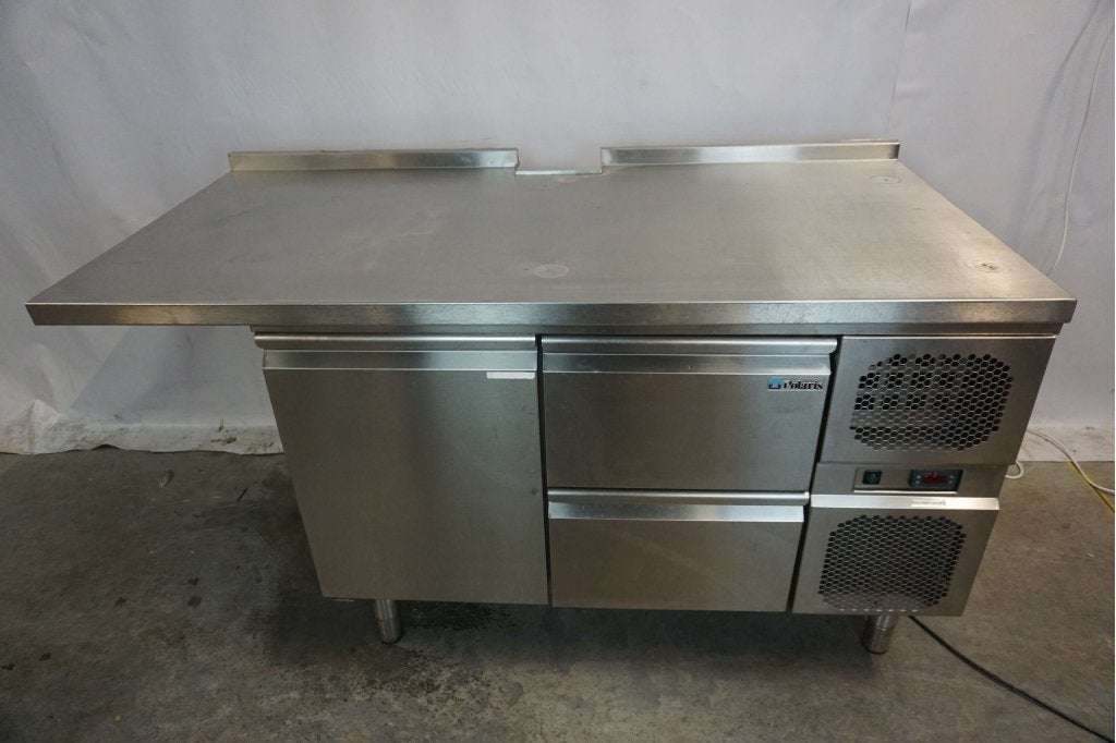 Polaris koelwerkbank koeling met 2 lades en 1 deur, Zakelijke goederen, Horeca | Keukenapparatuur, Gebruikt, Niet ingevuld, Koelen en Vriezen