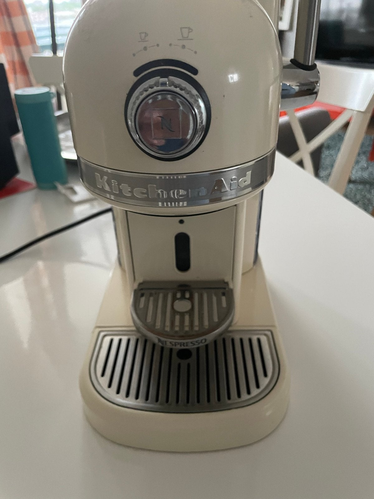 KitchenAid Nespresso - Lekt soms, voor de handige klusser, Witgoed en Apparatuur, Koffiezetapparaten, Ophalen, Gebruikt, Espresso apparaat