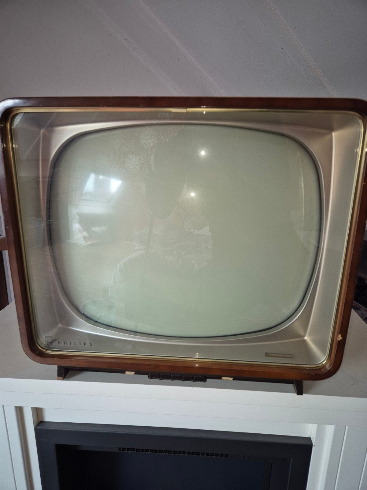 Vintage Philips Televisie - Decoratief Antiek Stuk, Ophalen