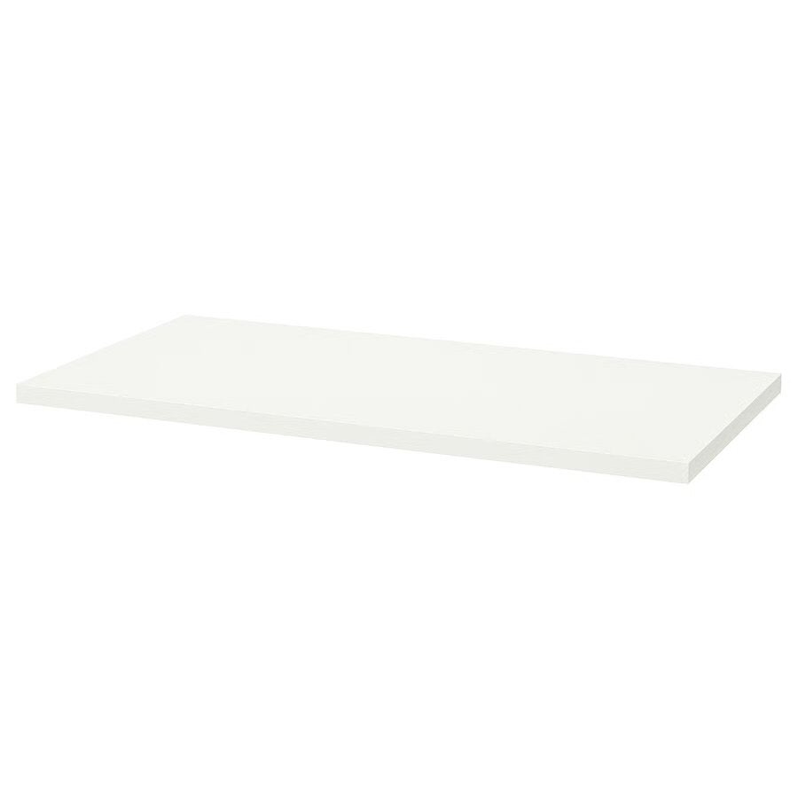 LAGKAPTEN Tafelblad, wit, 120x60 cm, Ophalen, Zo goed als nieuw