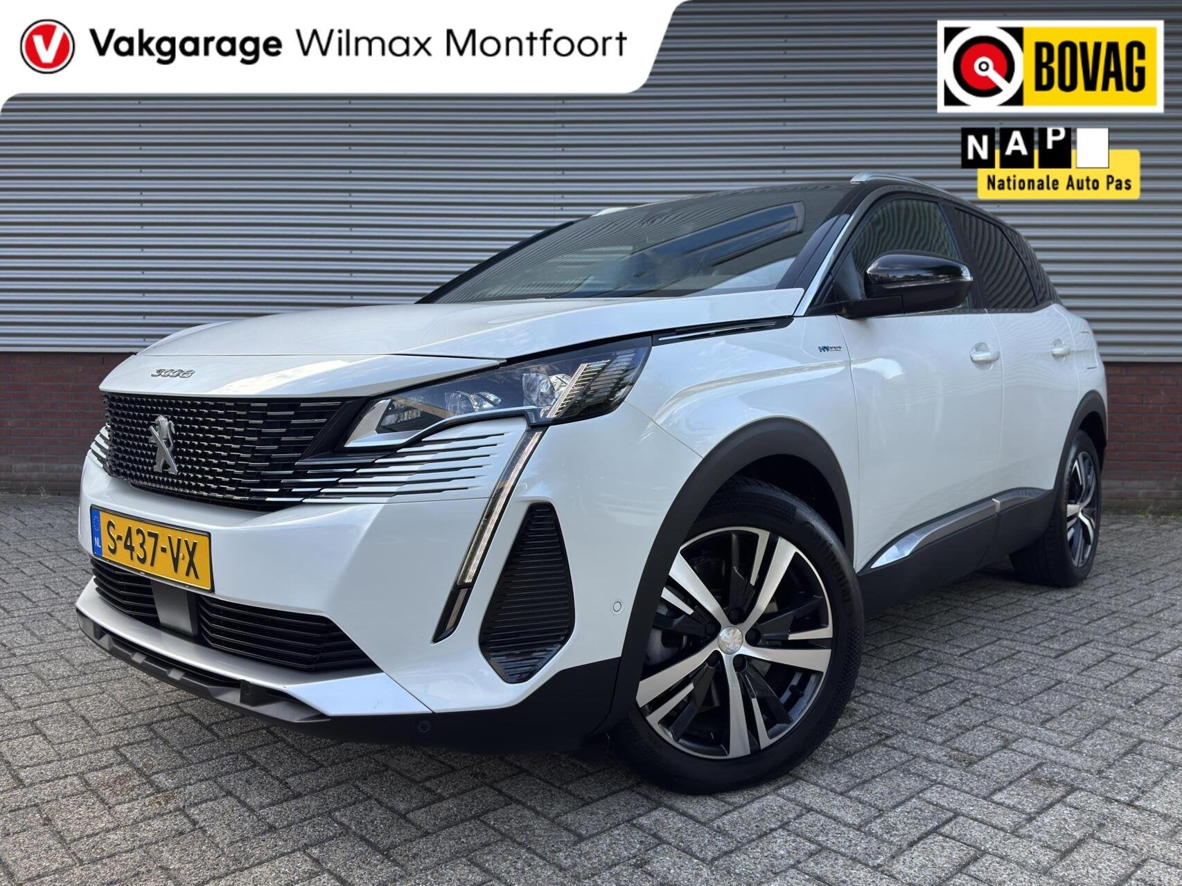 Peugeot 3008 1.6 HYbrid 225 GT Line|SOH 97%|Camera|ACC|Keyle, Auto's, Automatische klimaatregeling, Met garantie (alle), Leder en Stof