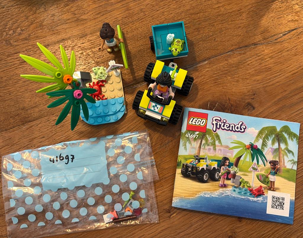 Lego Friends 41697 compleet schildpadden reddingsvoertuig, Ophalen of Verzenden, Zo goed als nieuw