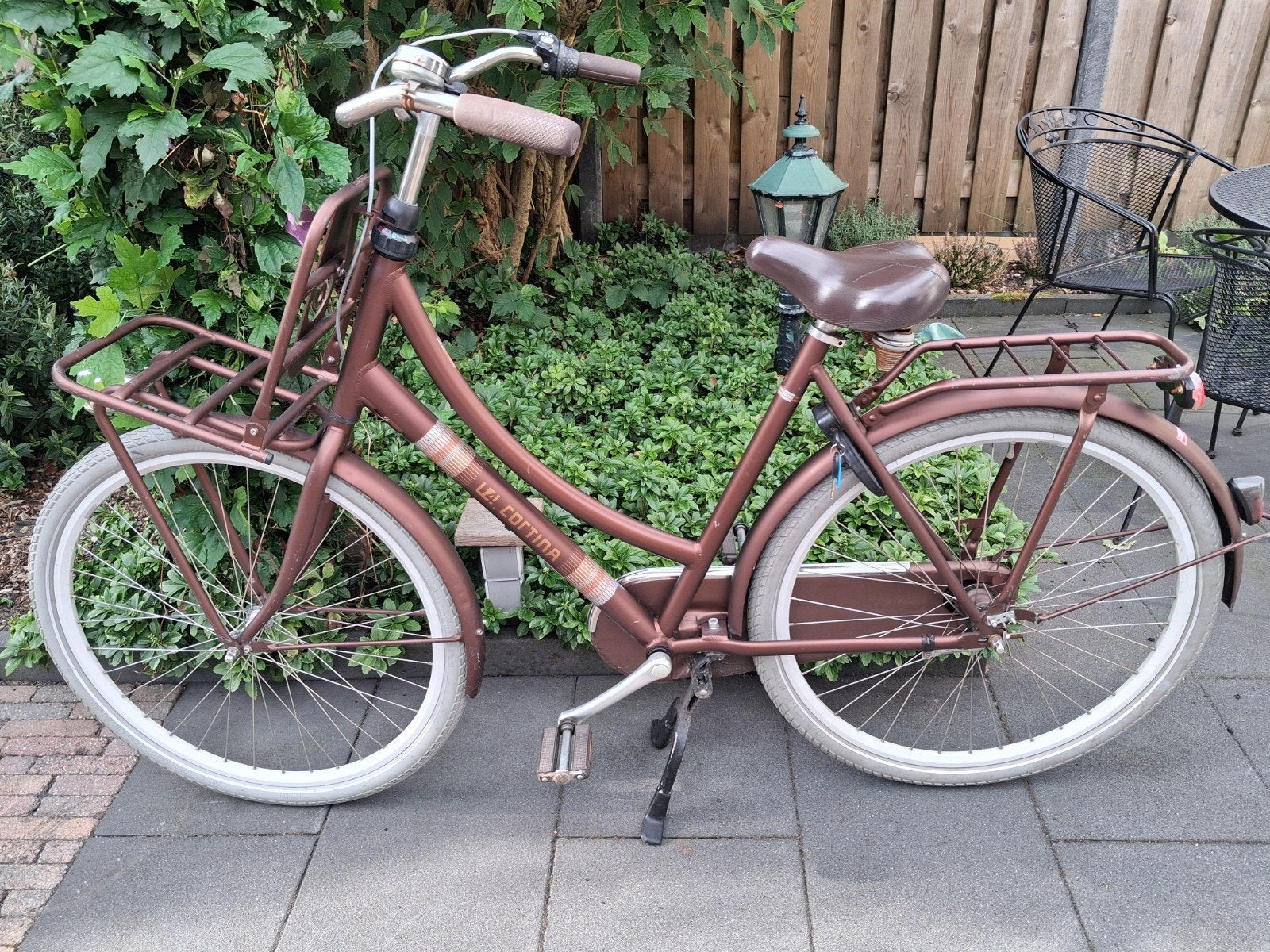 cortina U4  (donker koper kleur)damesfiets 28inch, 56 cm of meer, Ophalen, Gebruikt