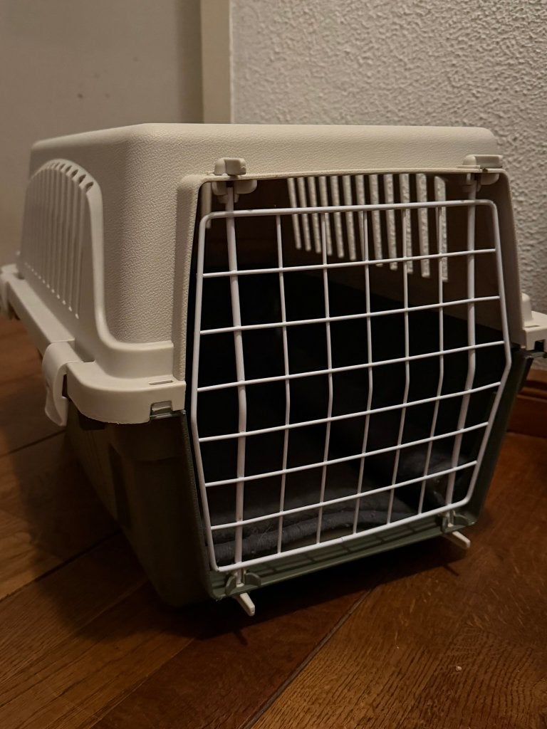 katten transportbox, Ophalen