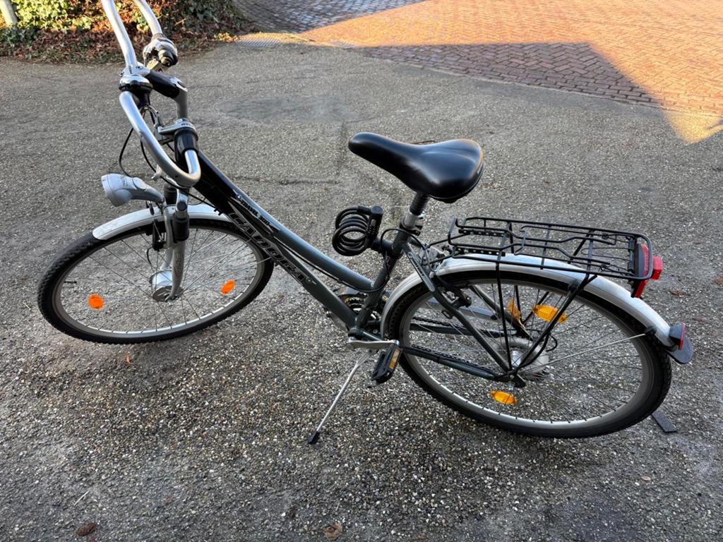 Cadoga damesfiets met versnellingen en bagagedrager, Fietsen en Brommers, Fietsen | Dames | Damesfietsen, Velgrem, 50 tot 53 cm