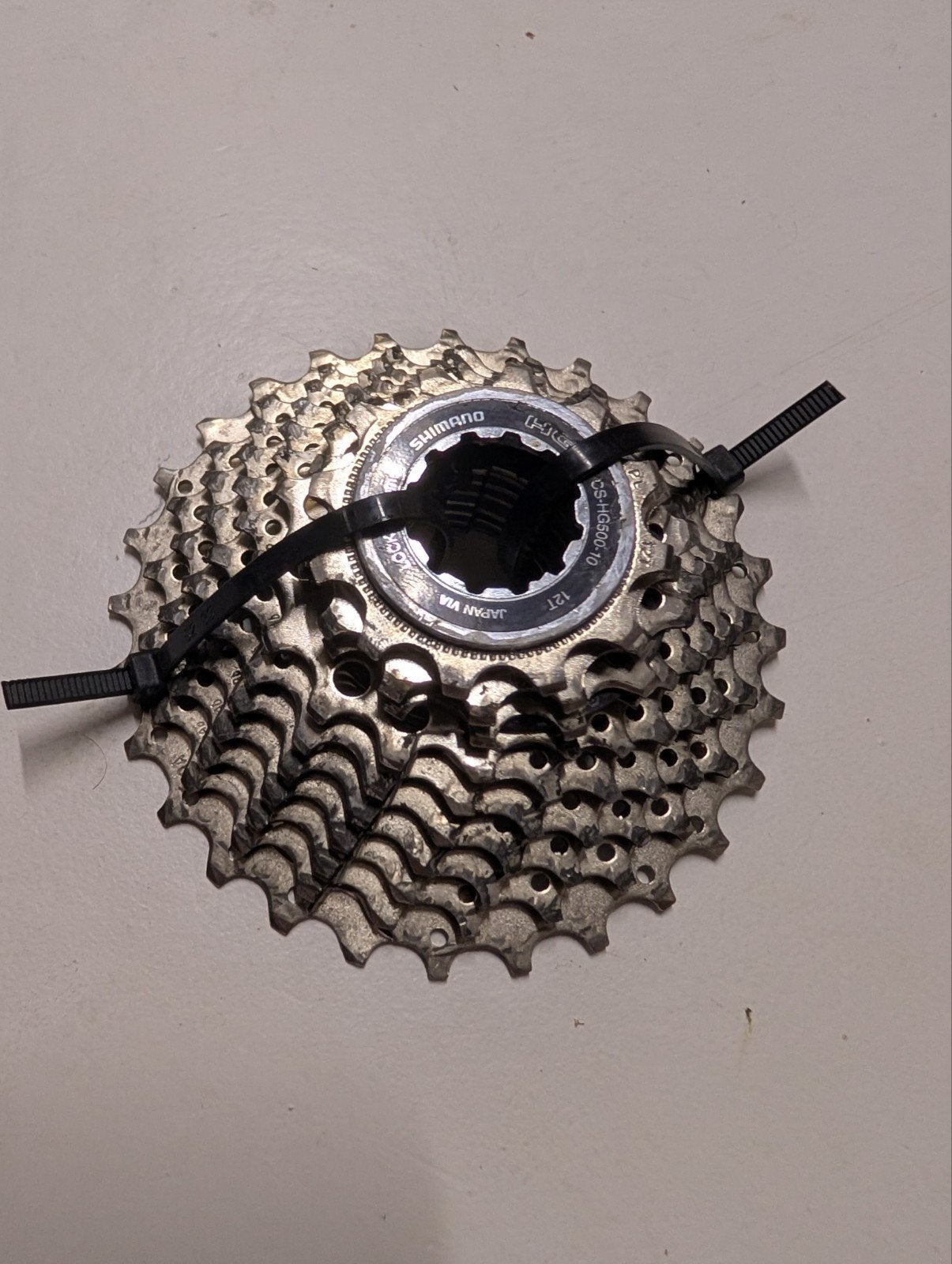 Shimano 10-speed cassette (12/28), Gebruikt, Ophalen of Verzenden, Derailleur of Ketting, Racefiets