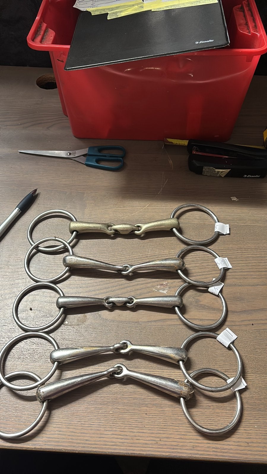 Diverse bitten te koop, Dieren en Toebehoren, Gebruikt, Zilver, Harry's Horse, Ophalen of Verzenden