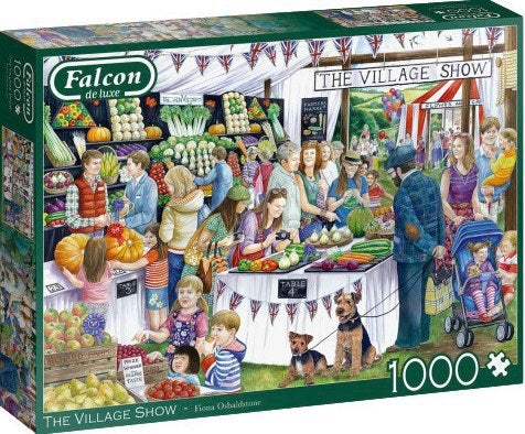 Falcon de Luxe - The Village Show - 1000 stukjes, Ophalen of Verzenden, 500 t/m 1500 stukjes, Nieuw, Legpuzzel